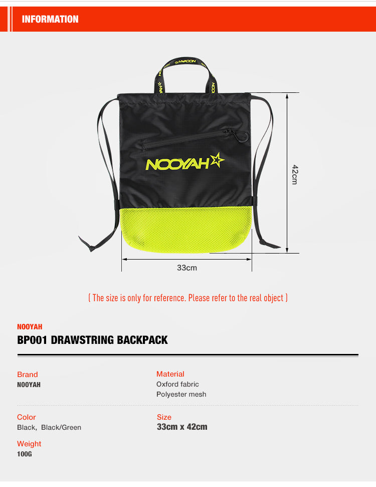 NOOYAH BP001 Drawstring Backpack