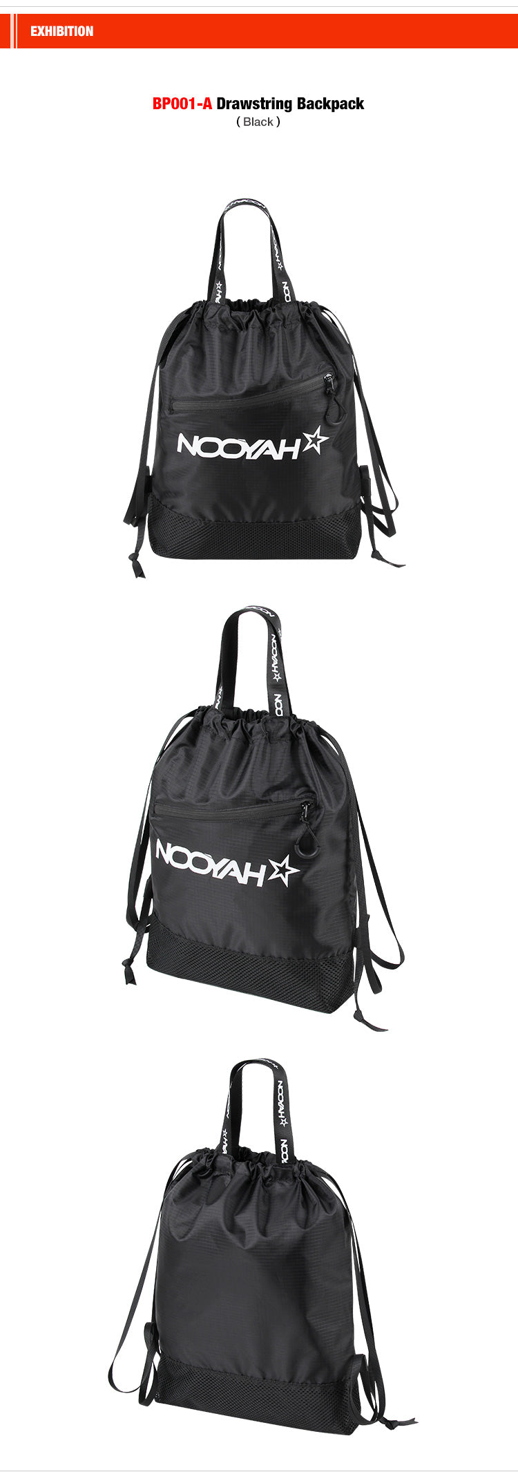 NOOYAH BP001 Drawstring Backpack