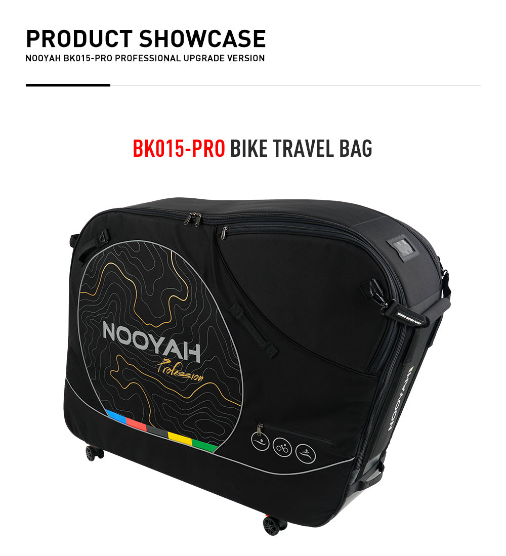 NOOYAH Bicycle Travel Bag with Aluminum Stand