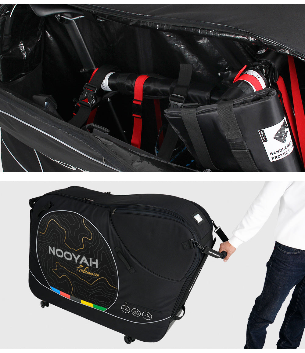 NOOYAH Bicycle Travel Bag with Aluminum Stand