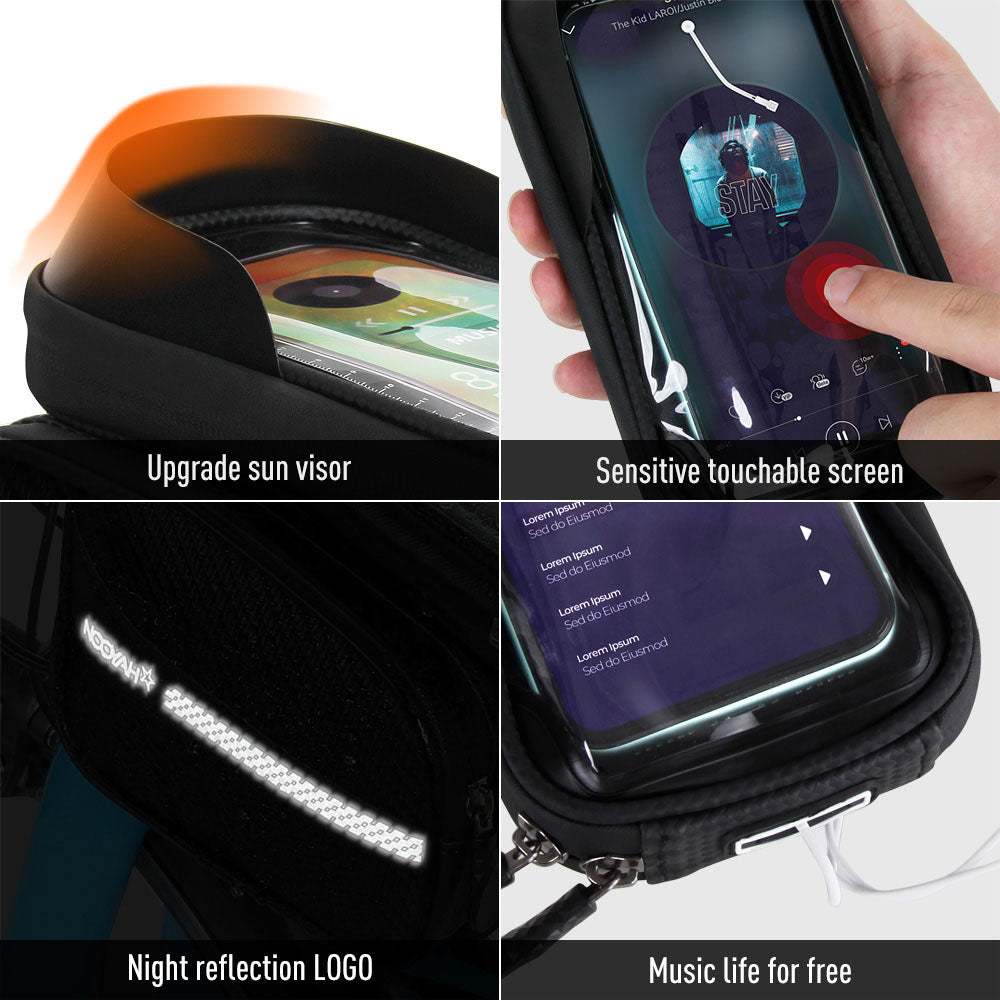 Bicycle Frame Bag MTB Road Bike Top Tube Phone Bag