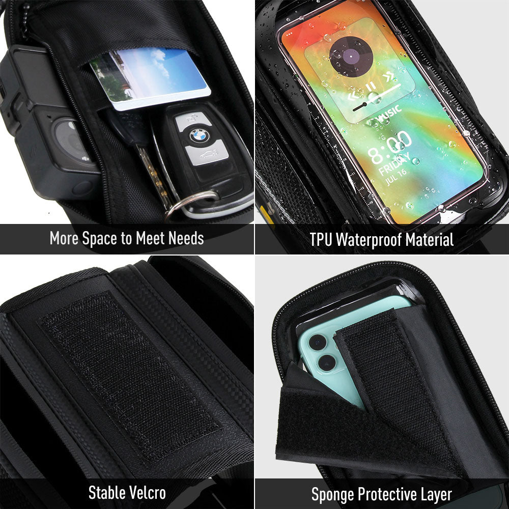 Bicycle Frame Bag MTB Road Bike Top Tube Phone Bag